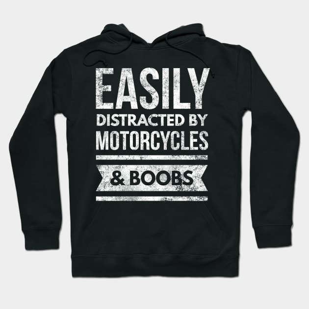 Motorcycles Funny Rally Biker Shirt Motocross & Road Hoodie by twizzler3b